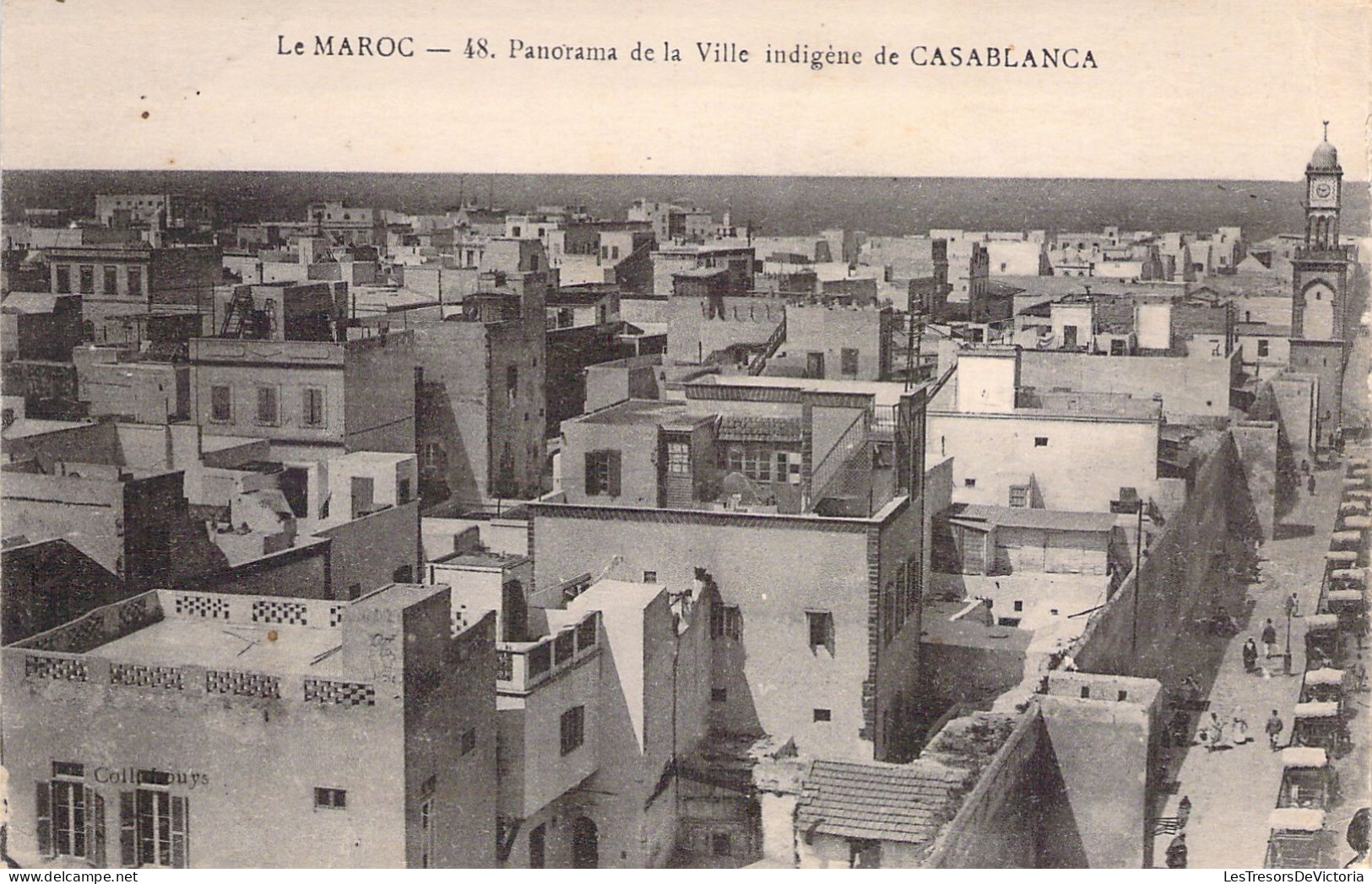 MAROC - Casablanca - Panorama De La Ville Indigène De Casablanca - Carte Postale Ancienne - Casablanca