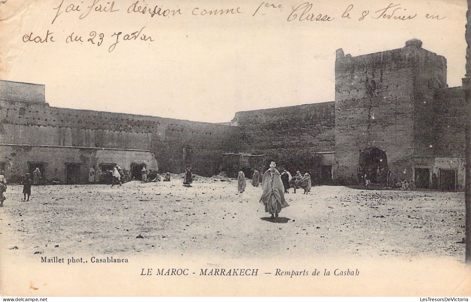 MAROC - MARRAKECH - Remparts De La Casbah - Carte Postale Ancienne - Marrakesh