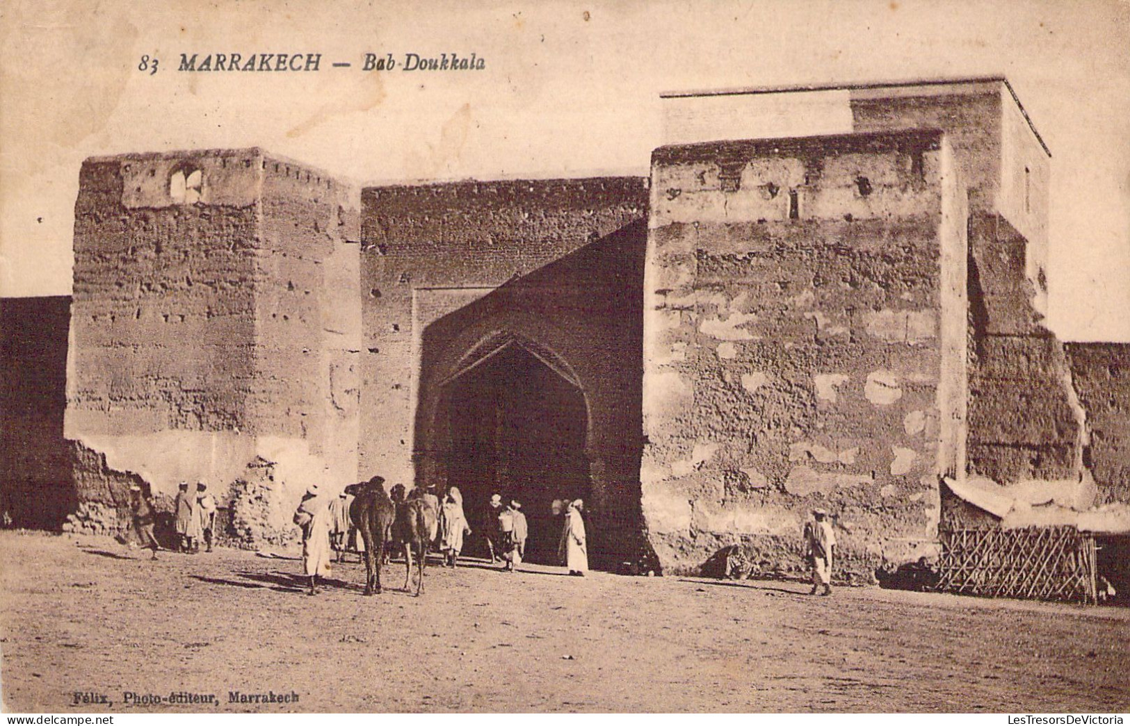 MAROC - MARRAKECH - Bab Doukkala - Carte Postale Ancienne - Marrakech