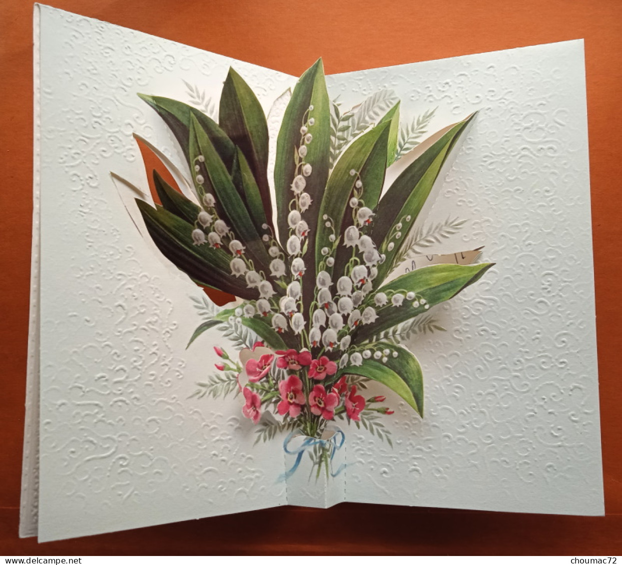 039, Carte à Système Pop-up, Bouquet De Fleurs, Muguet, Rhodania R/2657 - A Systèmes