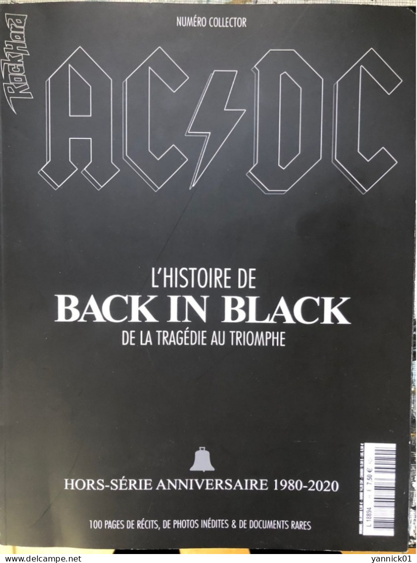 Revue ROCK HARD Hors Série Spécial AC/DC BACK IN BLACK + 45 Tours HELL'S BELLS - Hard Rock & Metal