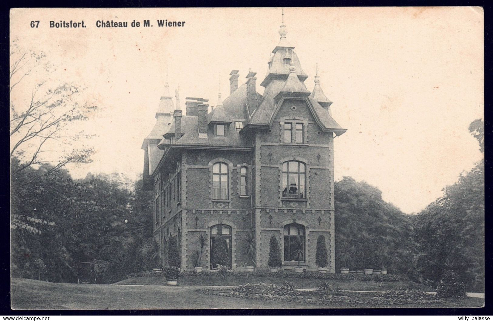 +++ CPA - BOITSFORT - Château De M. Wiener   // - Watermaal-Bosvoorde - Watermael-Boitsfort