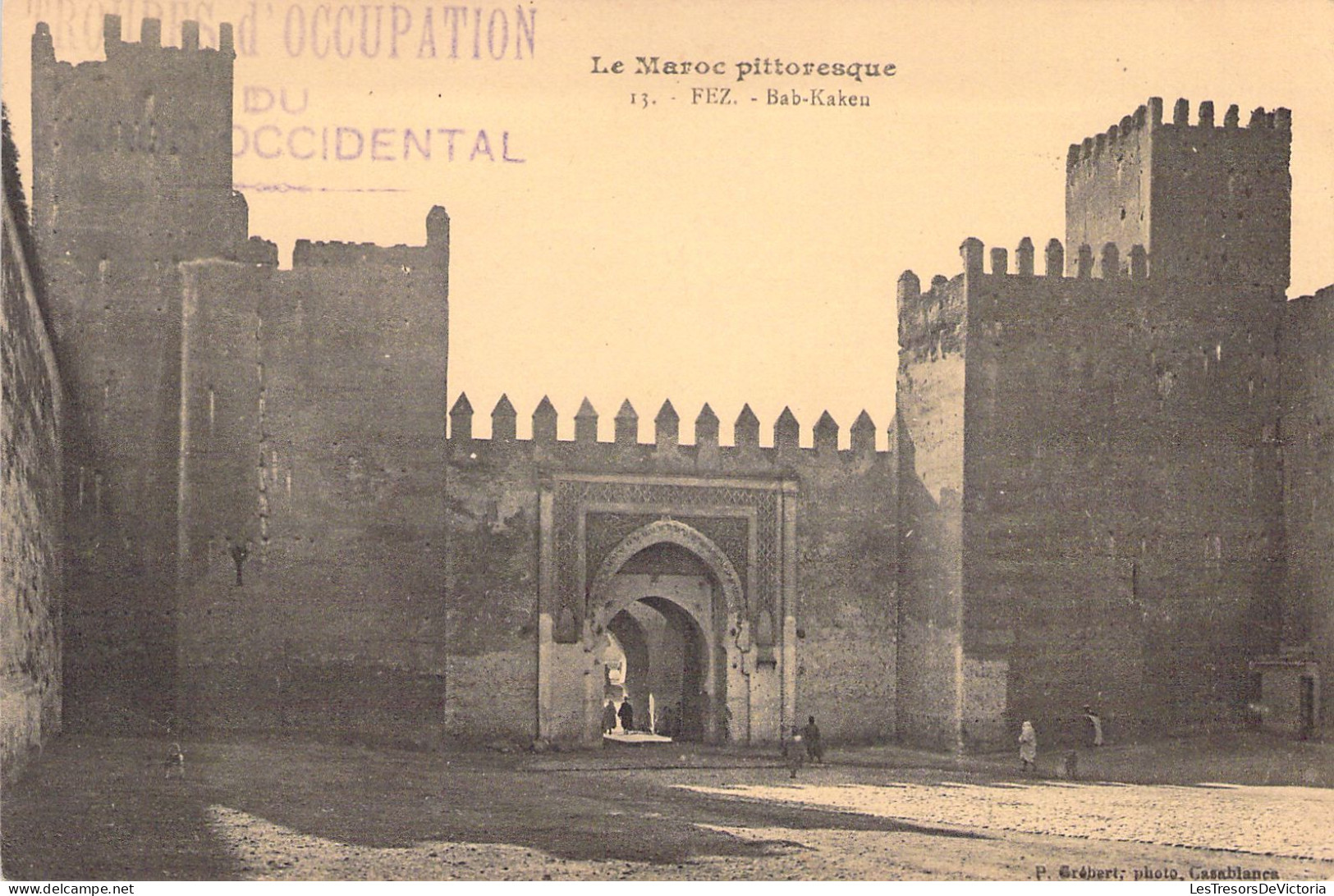 MAROC - FEZ - Bab Kakeu - Carte Postale Ancienne - Fez