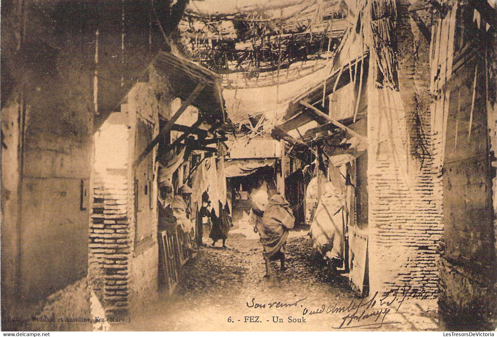 MAROC - FEZ - Un Souk - Carte Postale Ancienne - Fez (Fès)