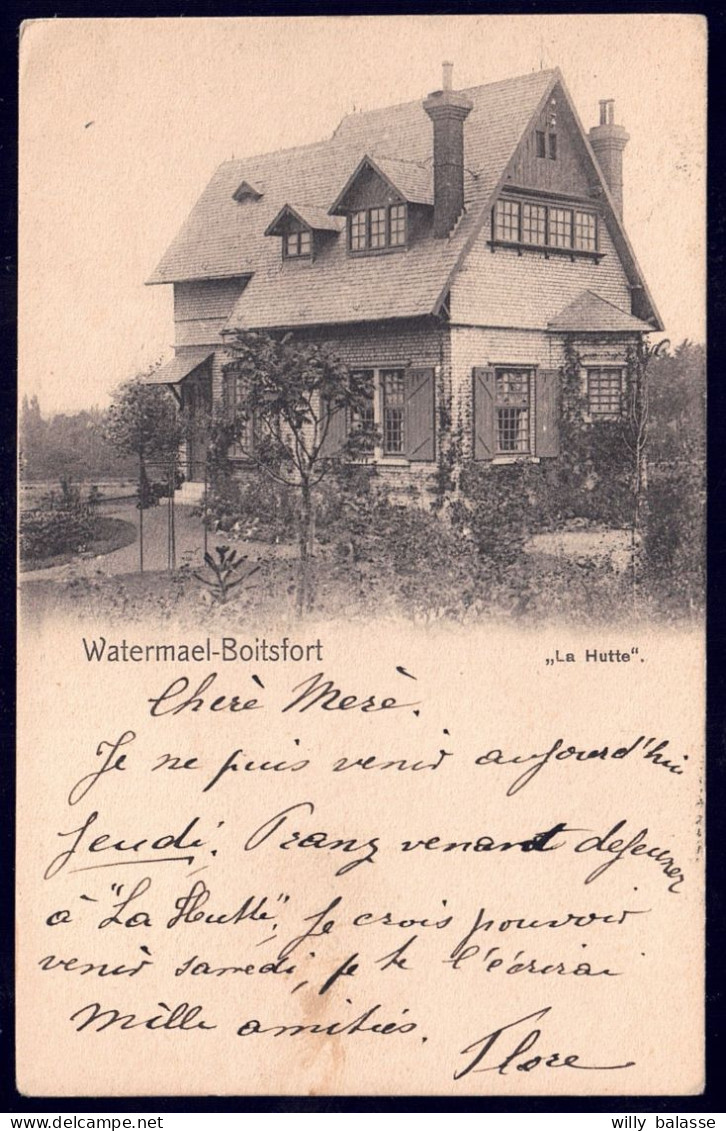 +++ CPA - WATERMAEL BOITSFORT - La Hutte - 1903   // - Watermaal-Bosvoorde - Watermael-Boitsfort