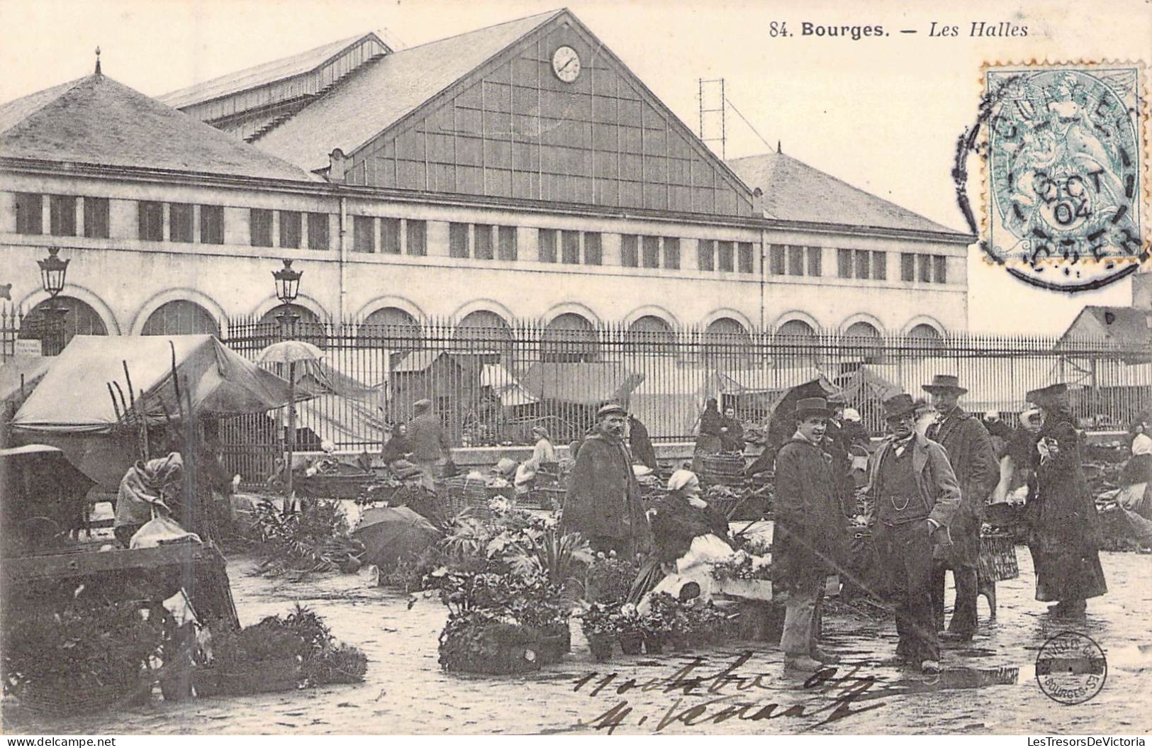 FRANCE - 18 - BOURGES - Les Halles - Carte Postale Ancienne - Bourges