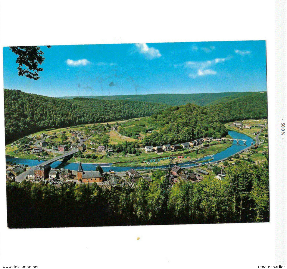 Bohan-sur-Semois.Panorama.Expédié à Pittem.. - Vresse-sur-Semois