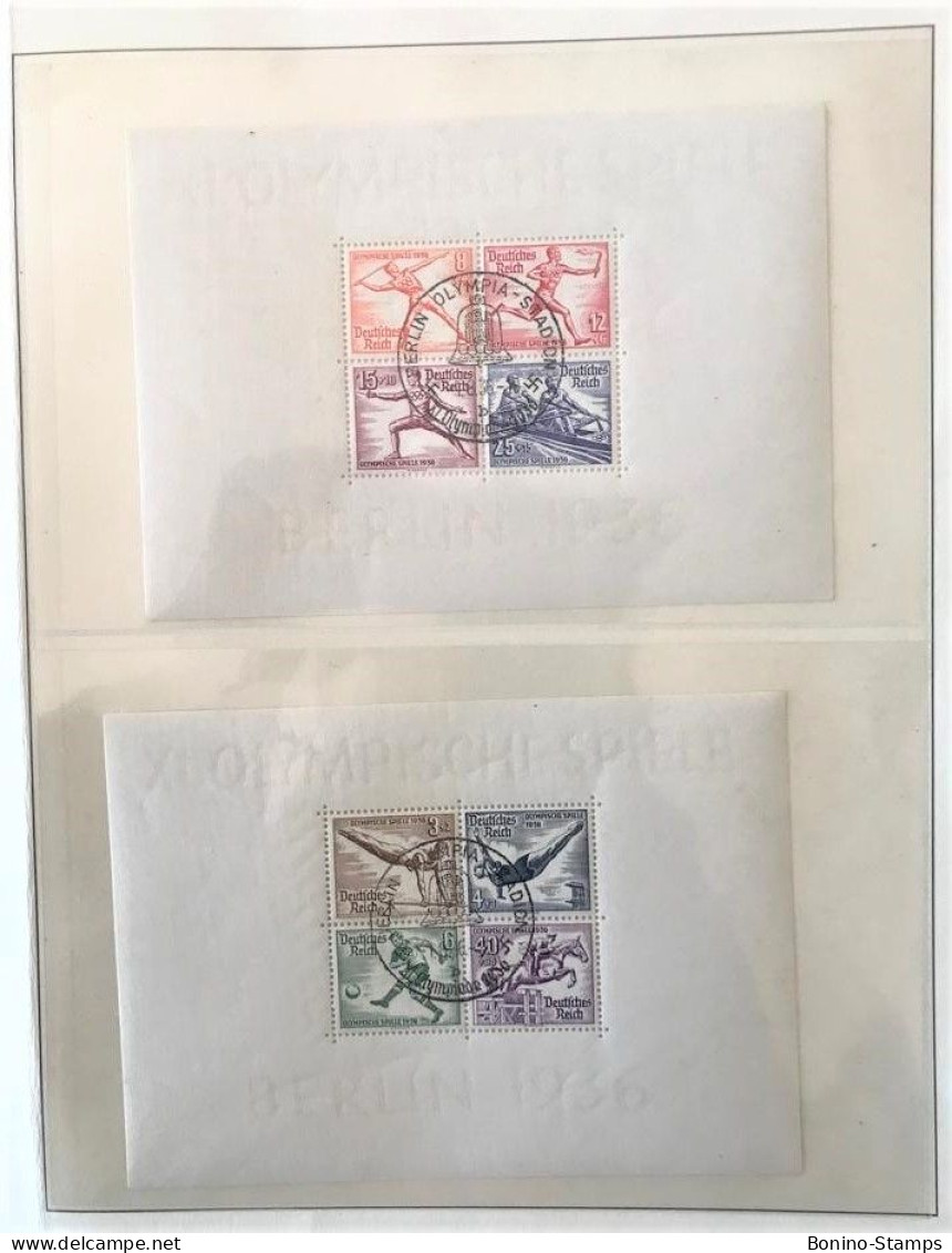 (040) OLYMPICS 1936 GERMANIA - Minisheet **NHM - Estate 1936: Berlino