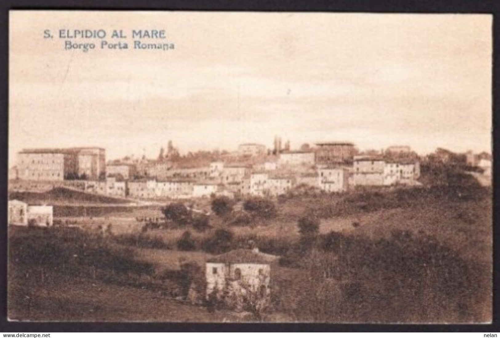 S. ELPIDIO A MARE - BORGO PORTA ROMANA - VGG.1932 - F.P. - STORIA POSTALE - Fermo