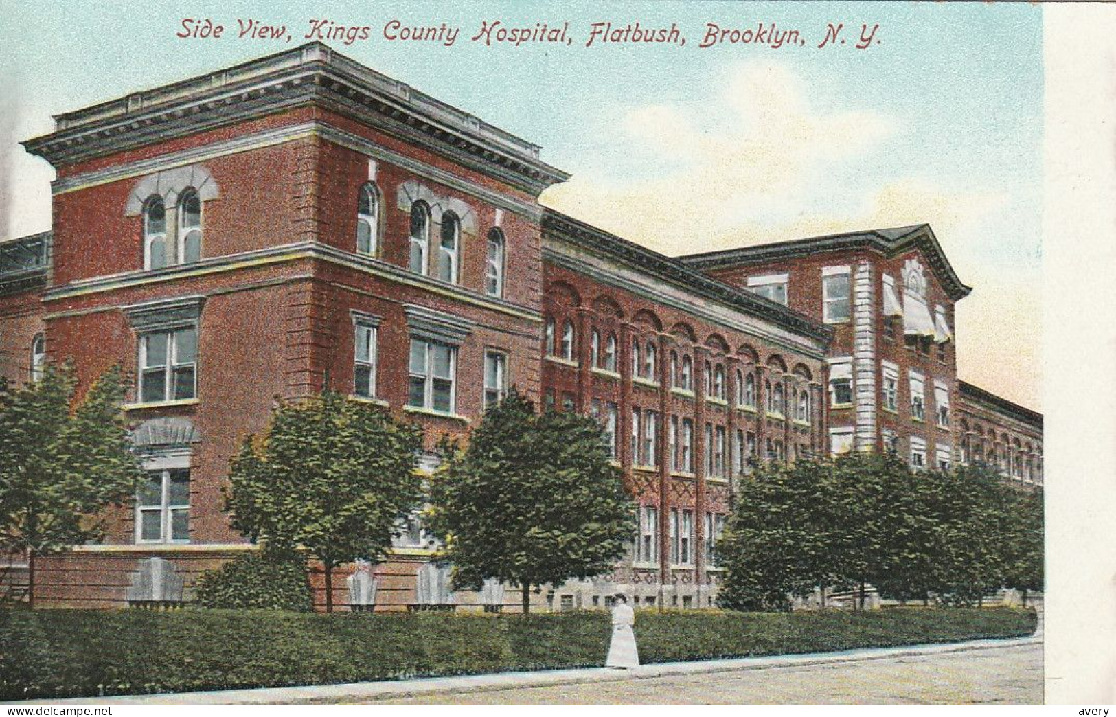 Side View, Kings County Hospital, Brooklyn, New York - Brooklyn