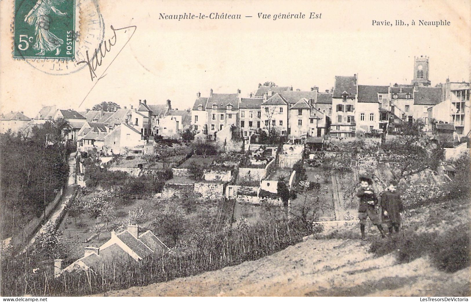 FRANCE - 78 - NEAUPHLE LE CHATEAU - Vue Générale EST - Carte Postale Ancienne - Neauphle Le Chateau