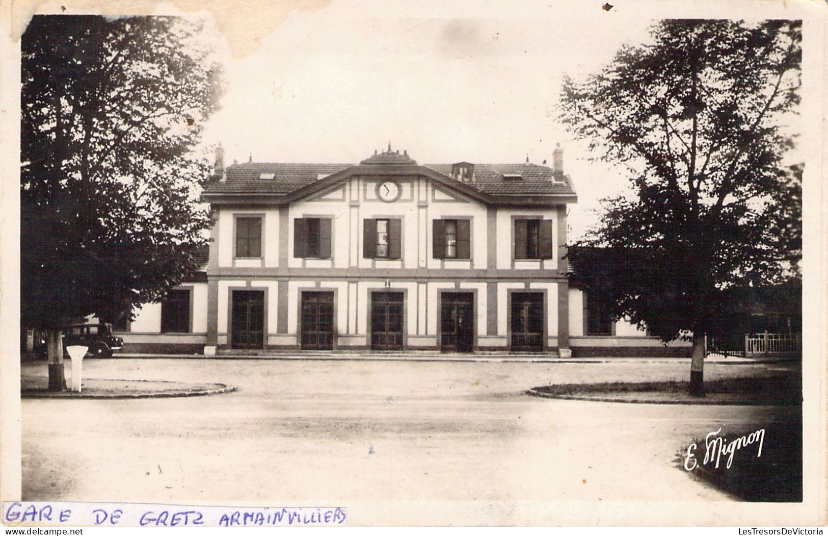 FRANCE - 77 - GRETZ ARMAINVILLIERS - La Gare - Carte Postale Ancienne - Gretz Armainvilliers