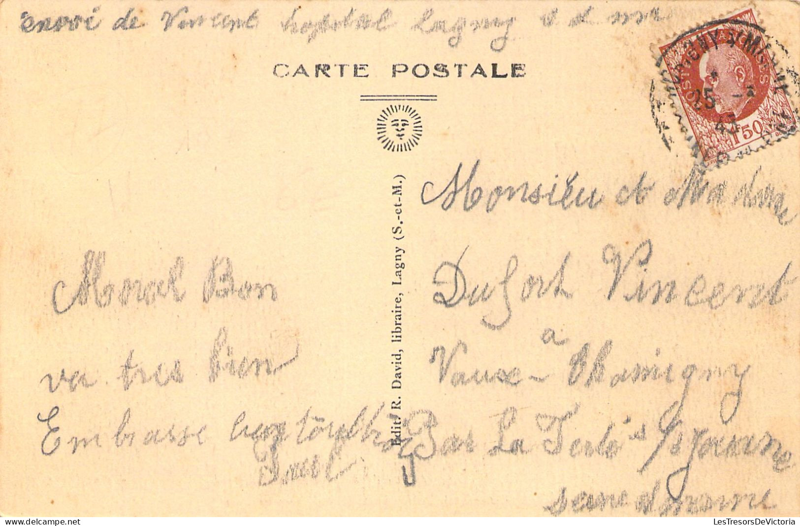 FRANCE - 77 - LAGNY THORIGNY POMPONNE - La Gare - Carte Postale Ancienne - Lagny Sur Marne