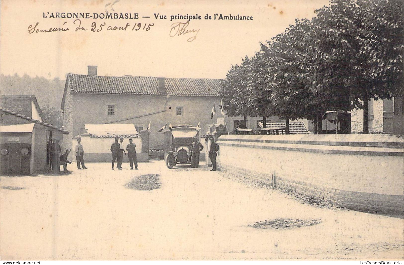 FRANCE - 55 - L'ARGONNE DOMBASLE - Vue Principale De L'ambulance - Carte Postale Ancienne - Altri & Non Classificati