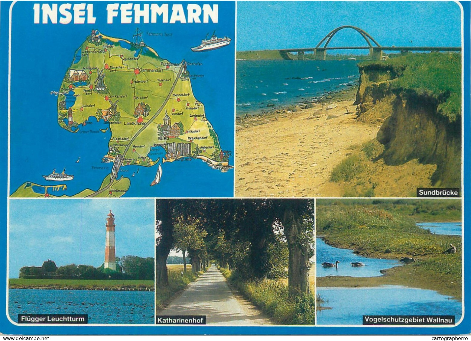 Germany Insel Fehmarn Multi View & Map - Fehmarn