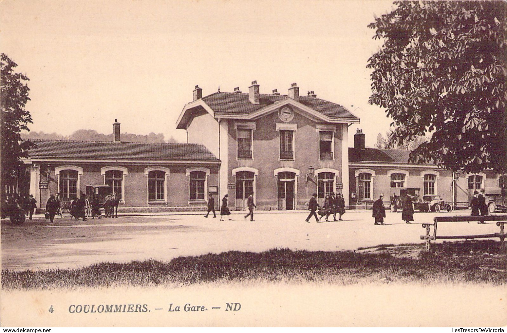 FRANCE - 77 - COULOMMIERS - La Gare - Carte Postale Ancienne - Coulommiers