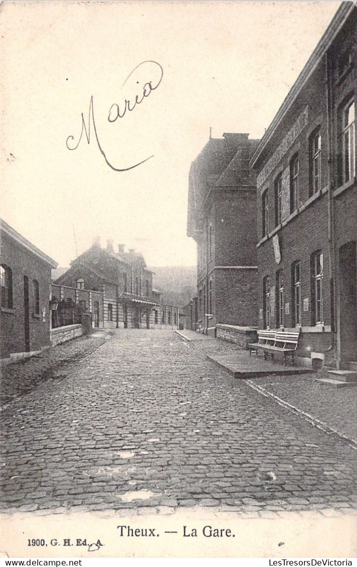 BELGIQUE - THEUX - La Gare - GH Ed - Carte Postale Ancienne - Theux