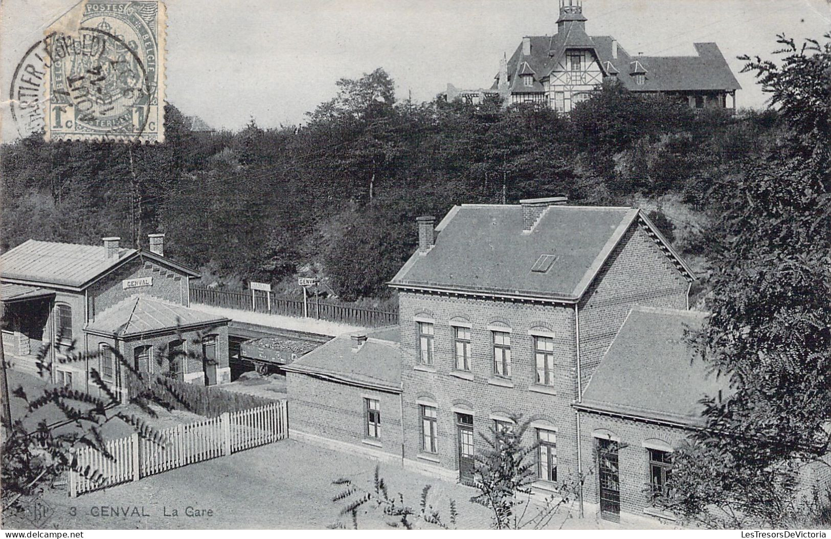 BELGIQUE - GENVAL - La Gare - St An Belge - Carte Postale Ancienne - Rixensart