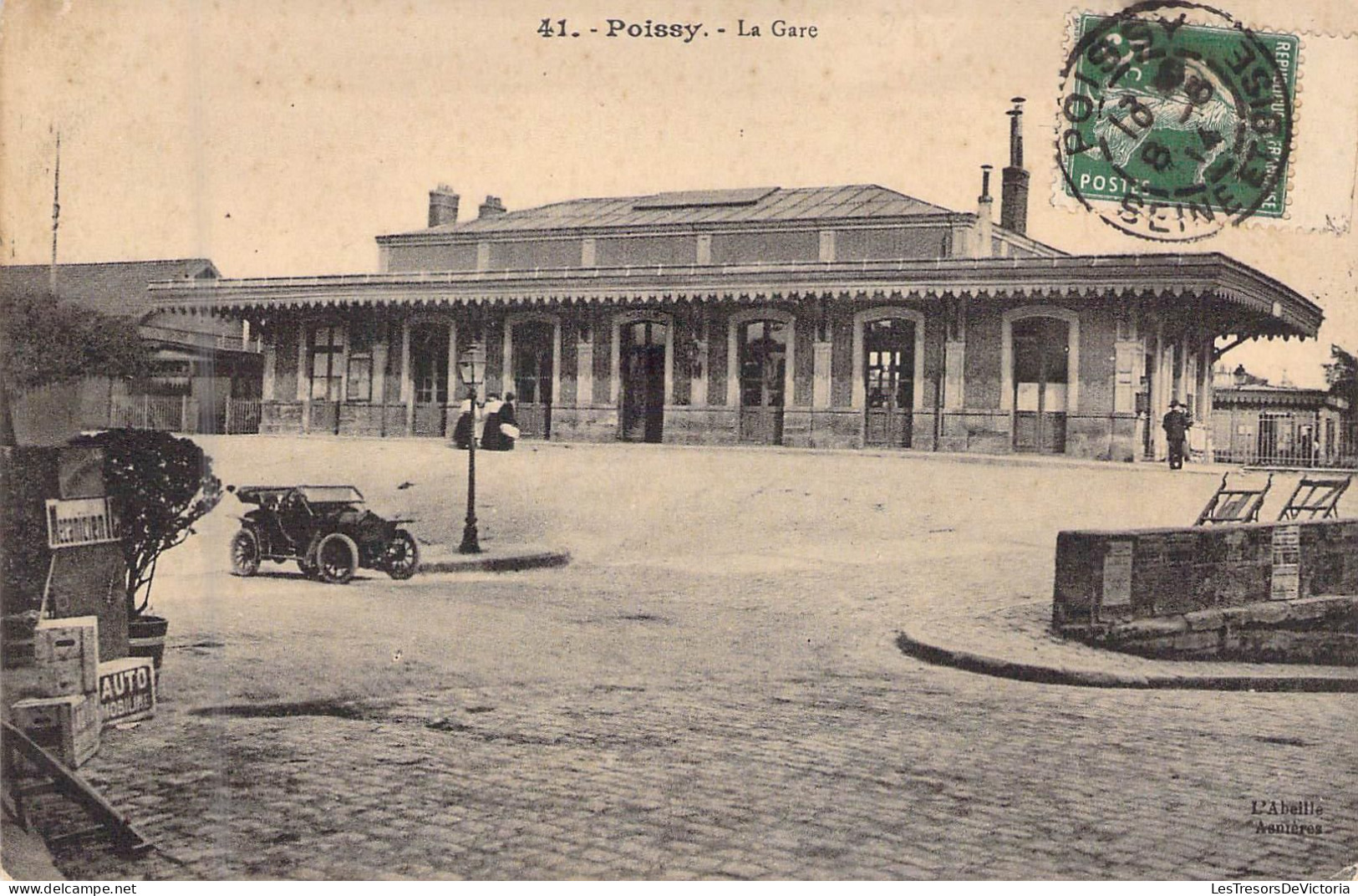 FRANCE - 78 - POISSY - La Gare - Carte Postale Ancienne - Poissy