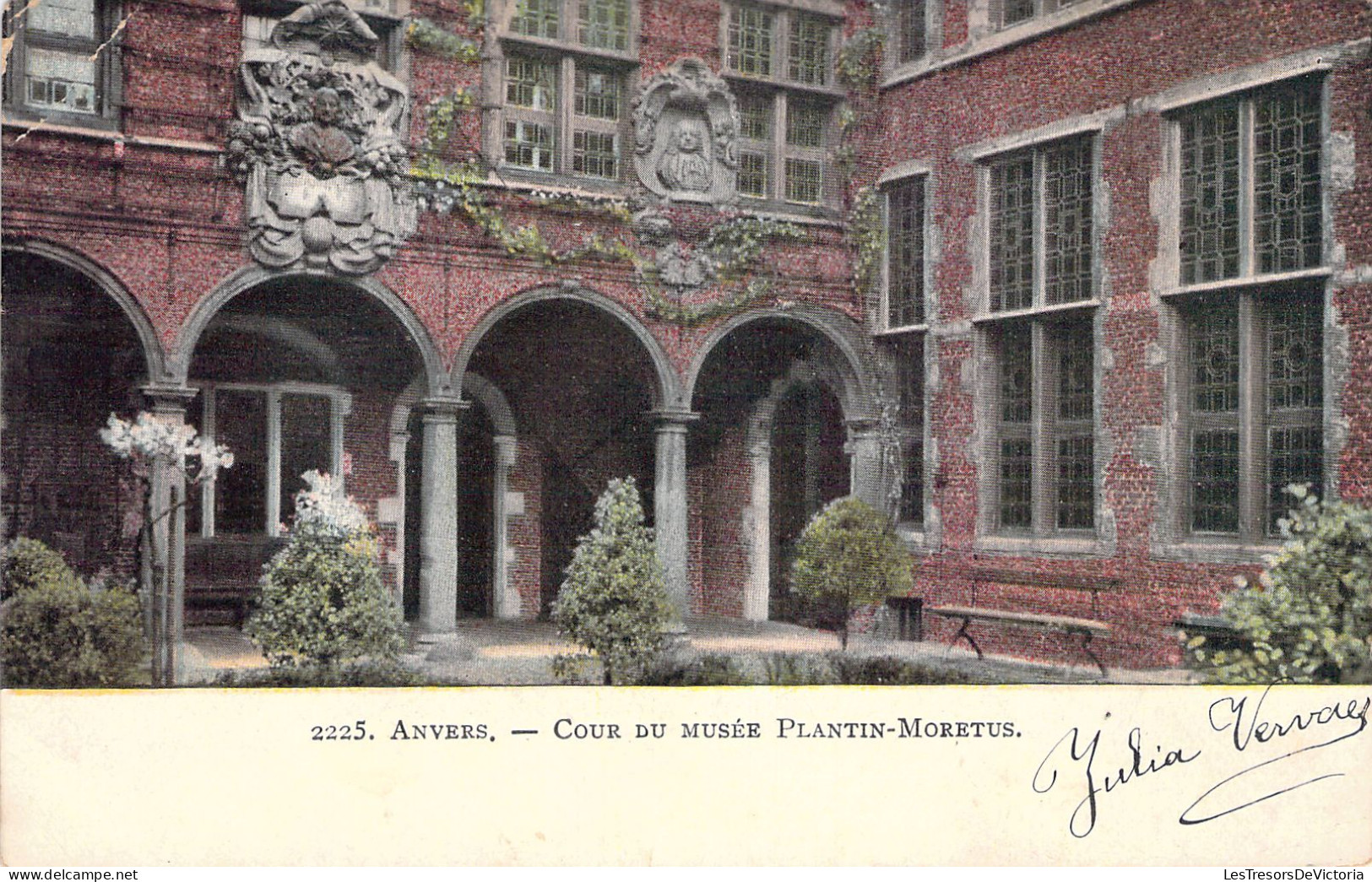 BELGIQUE - ANVERS - Cour Du Musée Plantin Moretus - Carte Postale Ancienne - Antwerpen