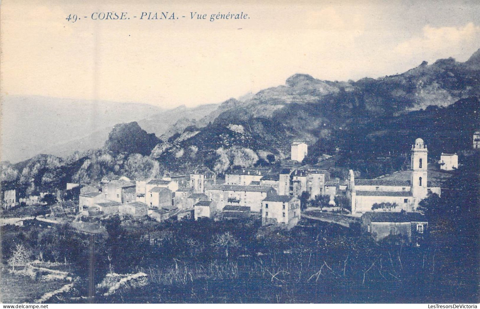 FRANCE - 20 - PIANA - Vue Générale - Carte Postale Ancienne - Andere & Zonder Classificatie