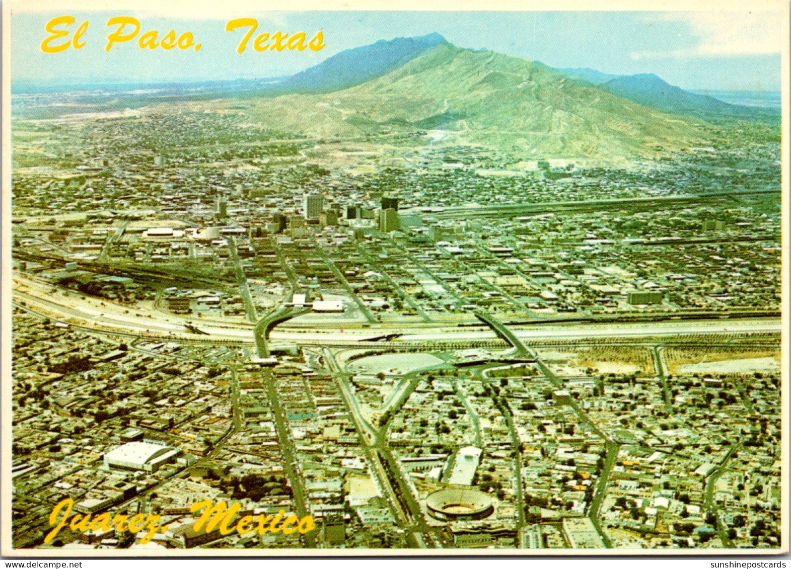 Texas El Paso Aerial View - El Paso