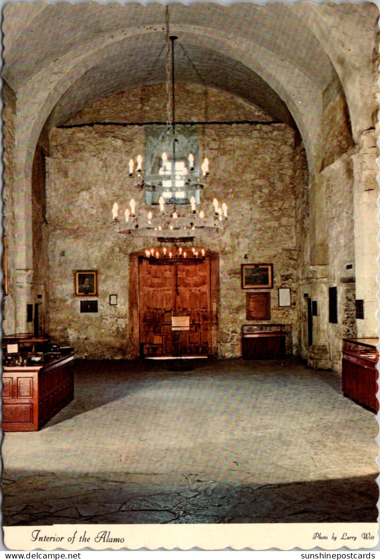 Texas San Antonio The Alamo Interior View - San Antonio