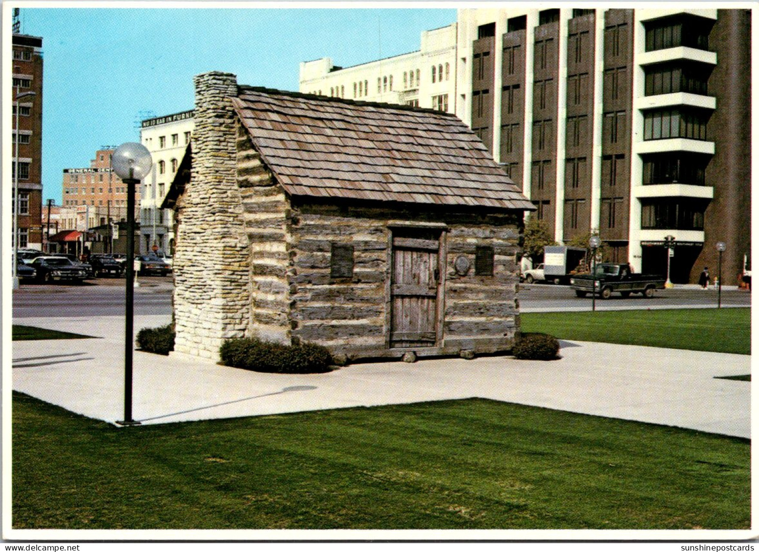 Texas Dallas John Neely Bryan Cabin First House Built In Dallas - Dallas