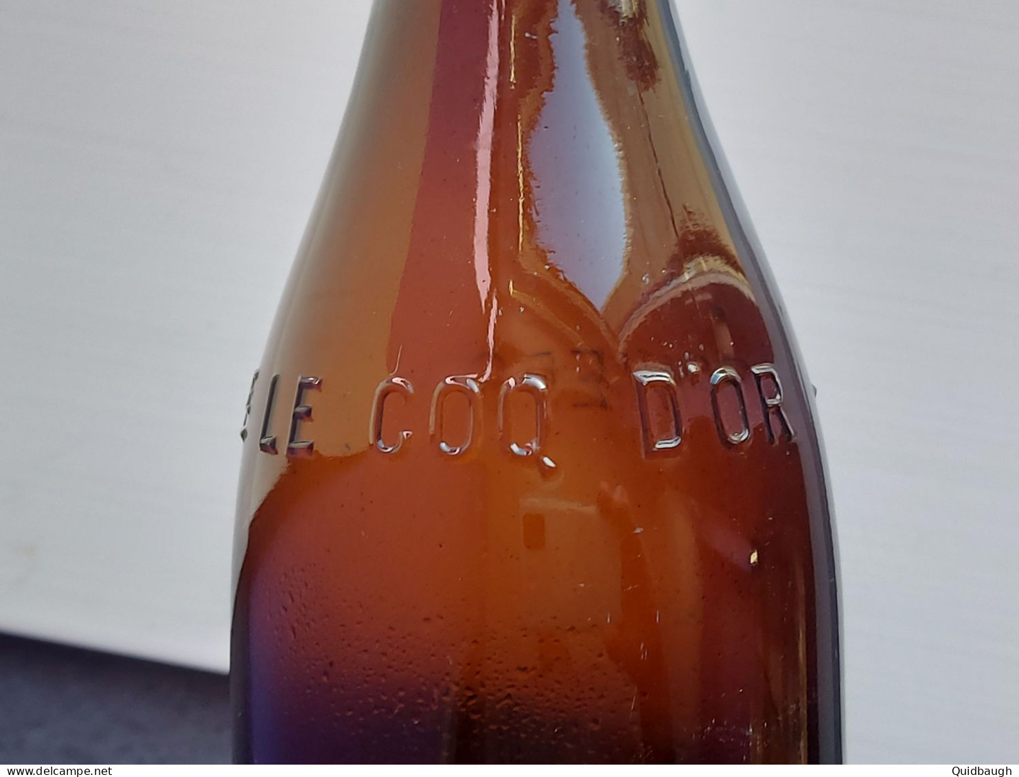 Ancienne Bouteille Brasserie 75 Cl LE COQ D'OR Verviers - Beer