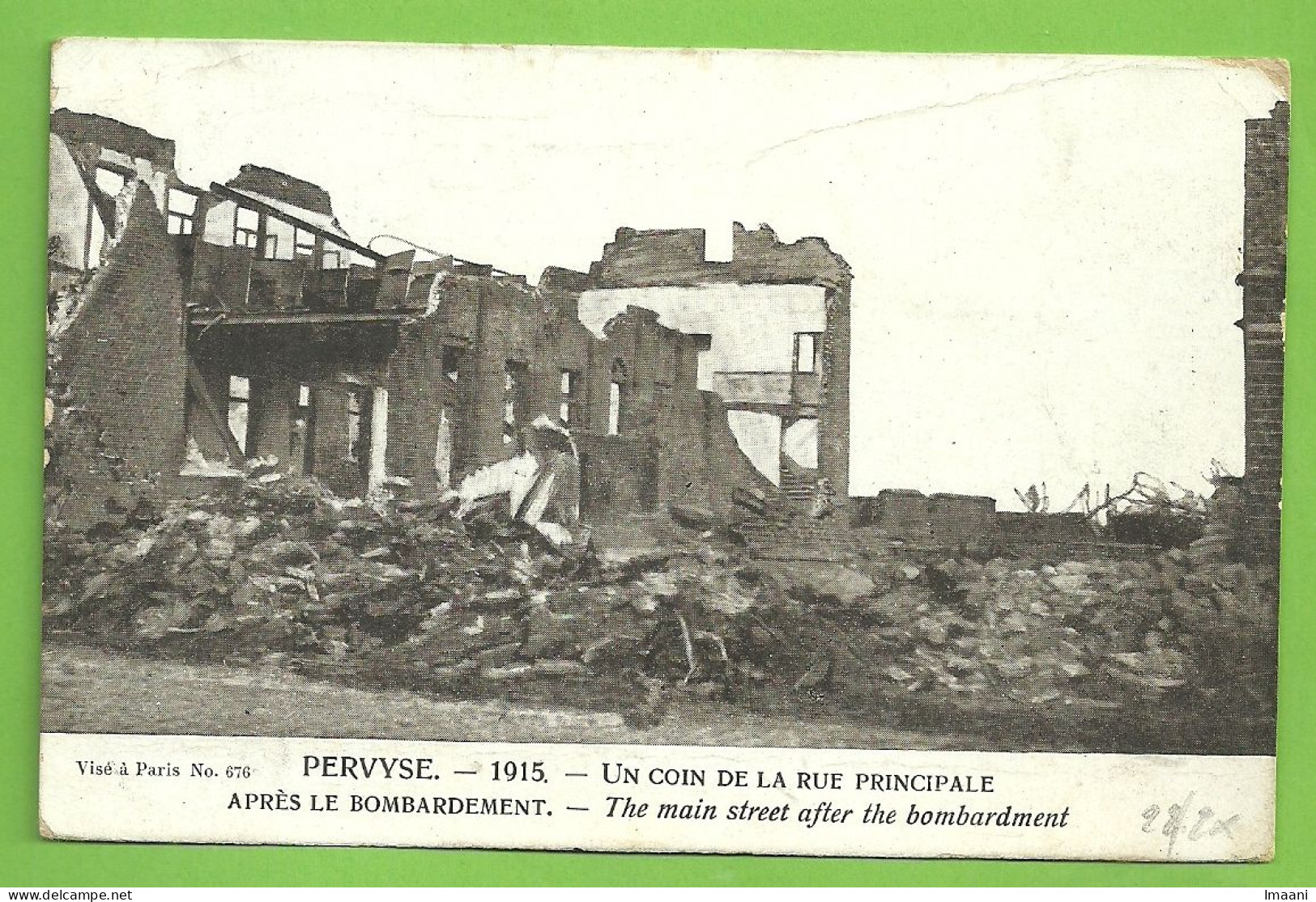 Kaart Verzonden "Chasseur A Pied De Forteresse...Armee Belge ADINKERKE 28/8/1915 ,stempel PMB  (K2535 - Niet-bezet Gebied
