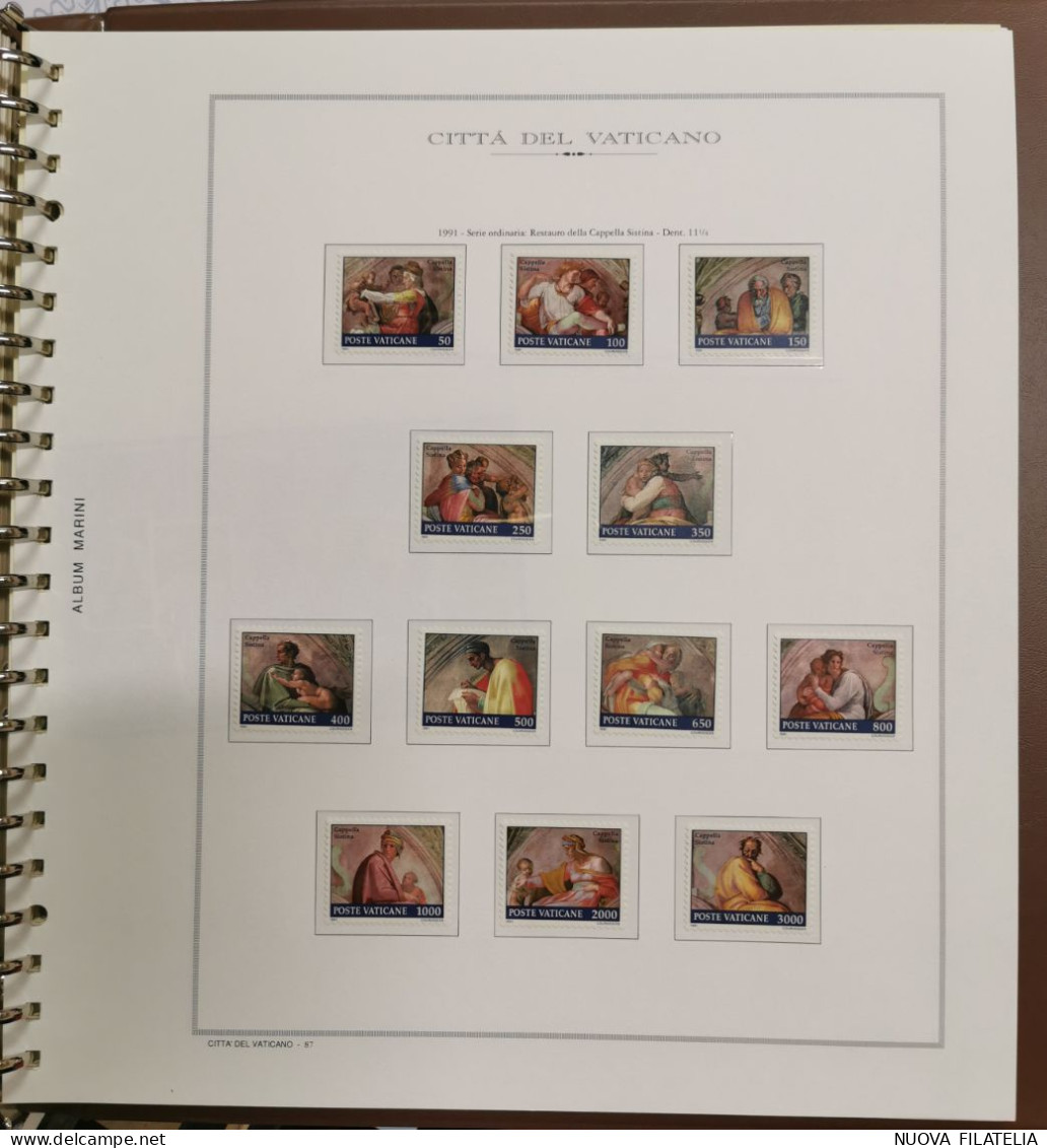 VATICANO 1985-1995 COLLEZIONE COMPLETA - Annate Complete