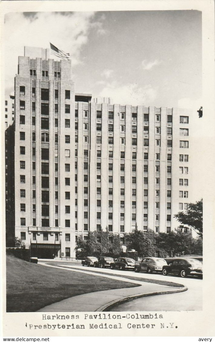 Harkness Pavilion-Colombia Presbyterian Medical Center, New York Real Photo - Salute, Ospedali