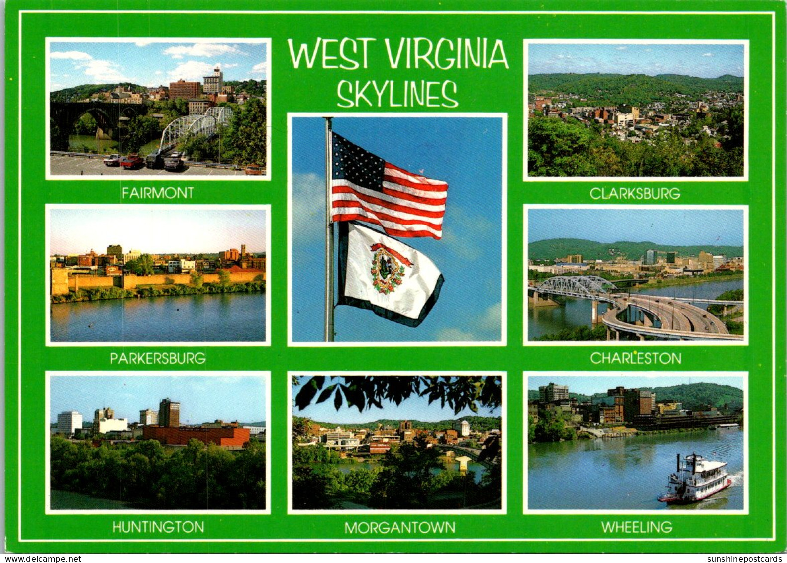 West Virginia Skylines Multi View Wheeling Parkersburg Morgantown And More - Wheeling