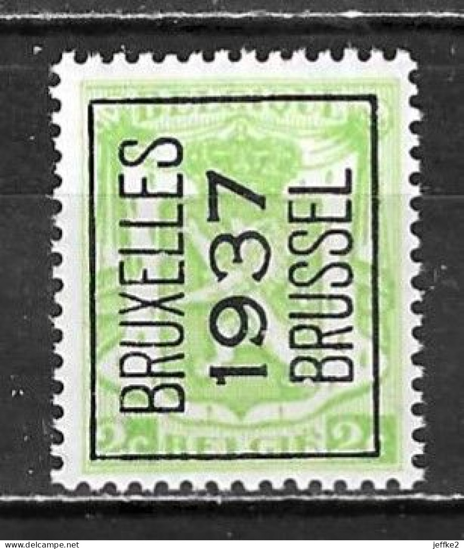 PRE321**  Petit Sceau De L'Etat - Bonne Valeur - Bruxelles 1937 - MNH** - LOOK!!!! - Typo Precancels 1936-51 (Small Seal Of The State)