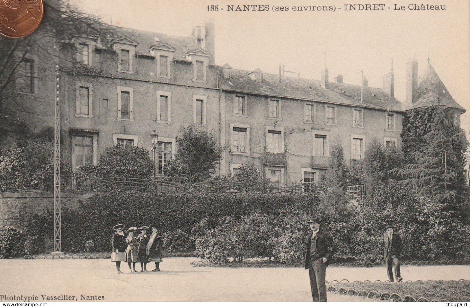 44 -  Carte Postale Ancienne De  NANTES   Indret  Le Chateau - Nantes