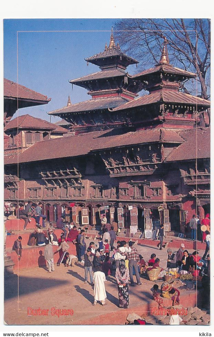 CPSM / CPM 10.5 X 15 Népal (3)   KATHMANDU Durbar Square  Katmandou  Marché Aux Fruits - Népal