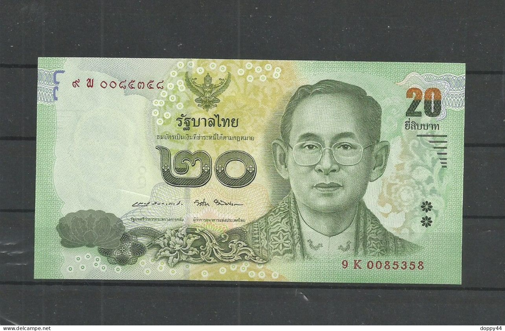 BILLET NEUF THAILANDE 20 BATH. SUPERBE - Thailand