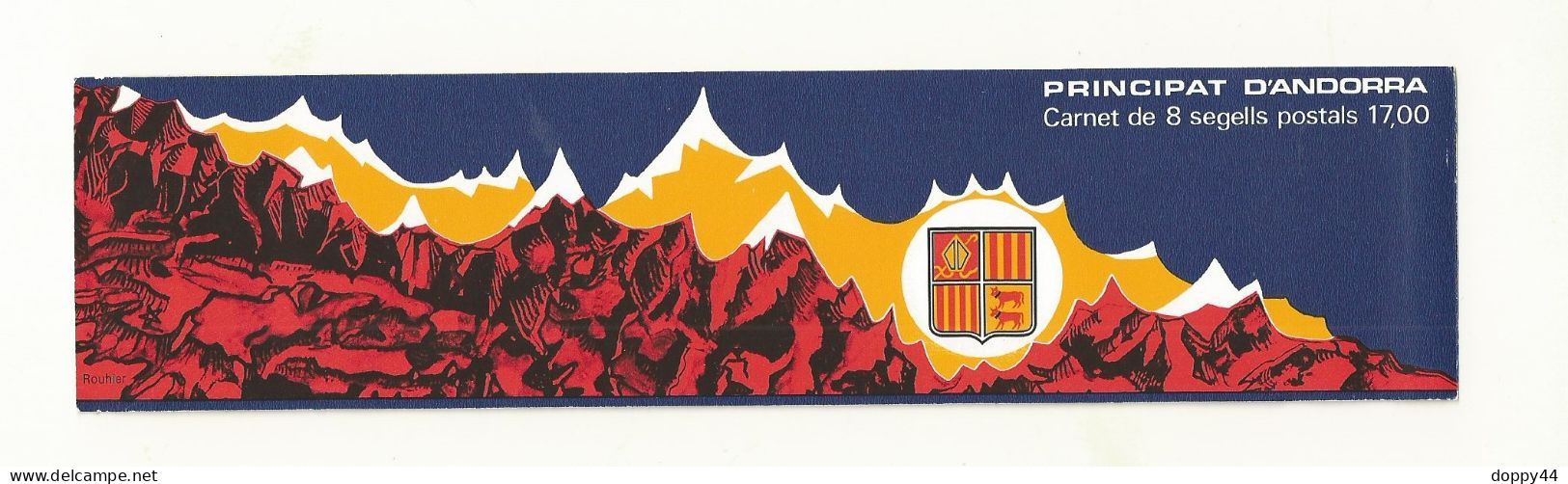 ANDORRE CARNET N°1  TP 356/357  NEUF COTE 10 EUROS. - Cuadernillos