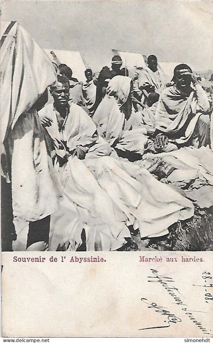 Souvenir De L'ABYSSINIE - Marché Aux Hardes - Äthiopien