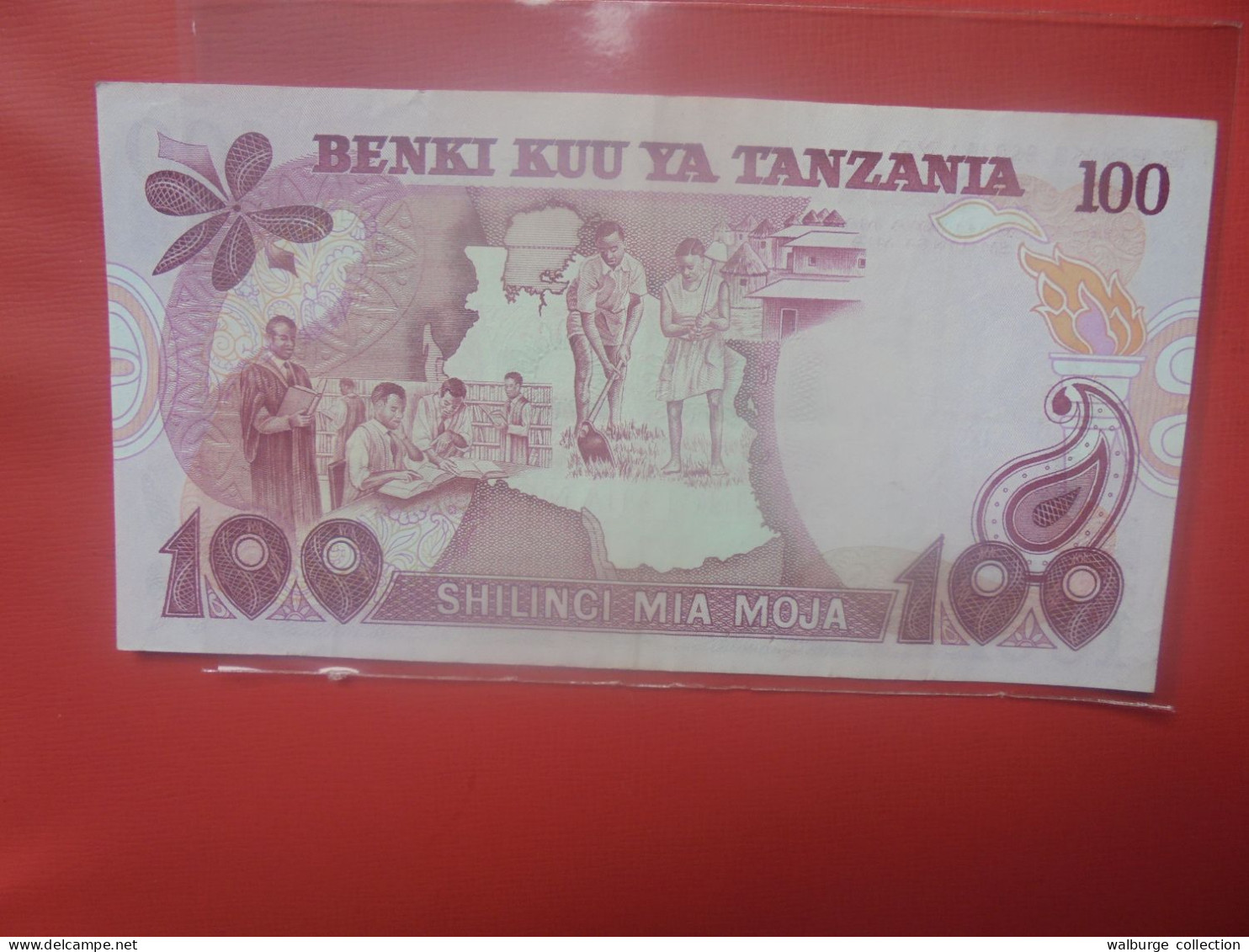 TANZANIE 100 SHILLINGS 1977 Signature N°6 Circuler (B.29) - Tansania