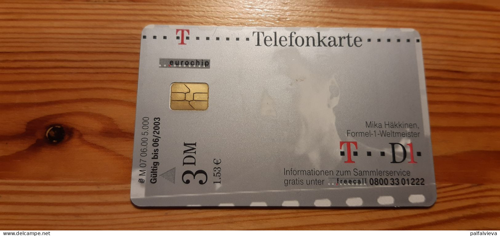 Phonecard Germany M 07 06 00. Mika Hakkinen, Formula 1. 5.000 Ex. - M-Series: Merchandising
