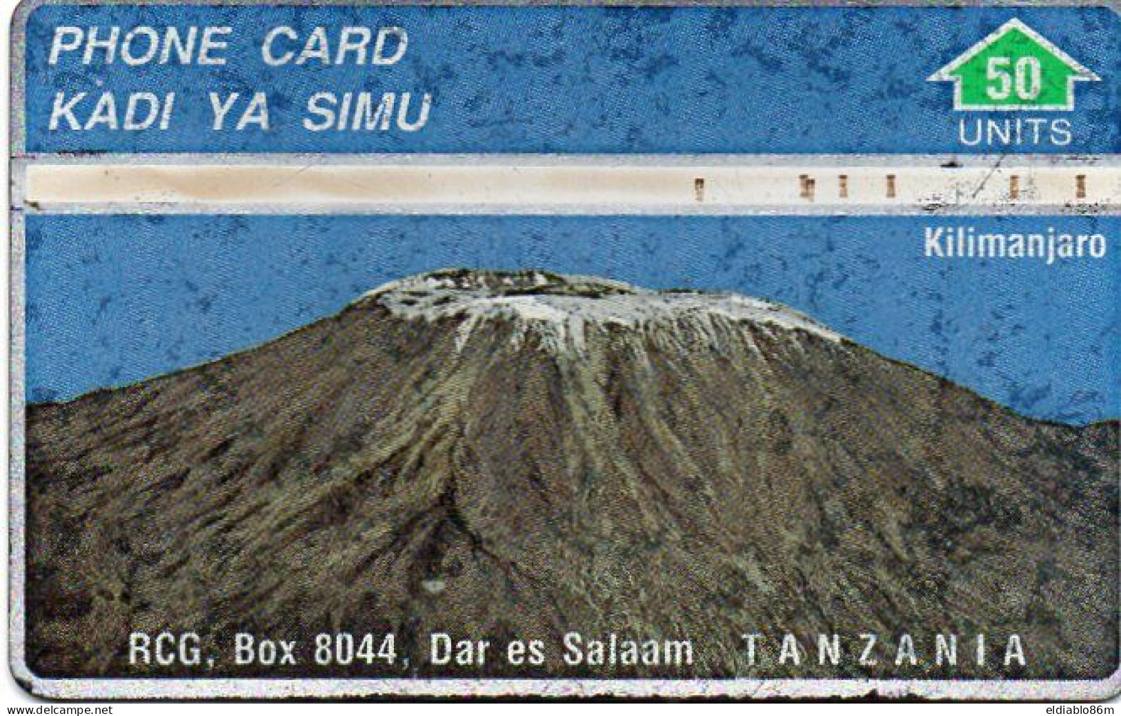 TANZANIA - L&G - RCG - MOUNT KILIMANJARO 50 UNITS - 510A (BACK SCRATCHED) - Tansania