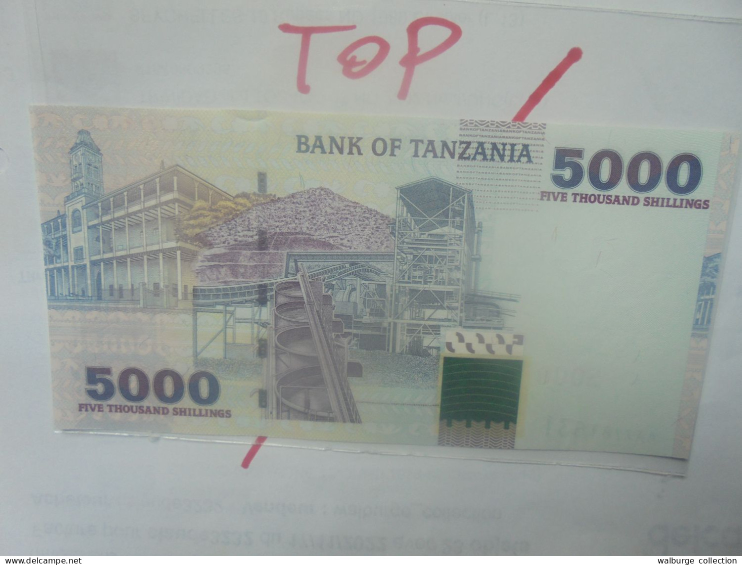 TANZANIE 5000 SHILLINGI 2003 Neuf/UNC (B.29) - Tanzania