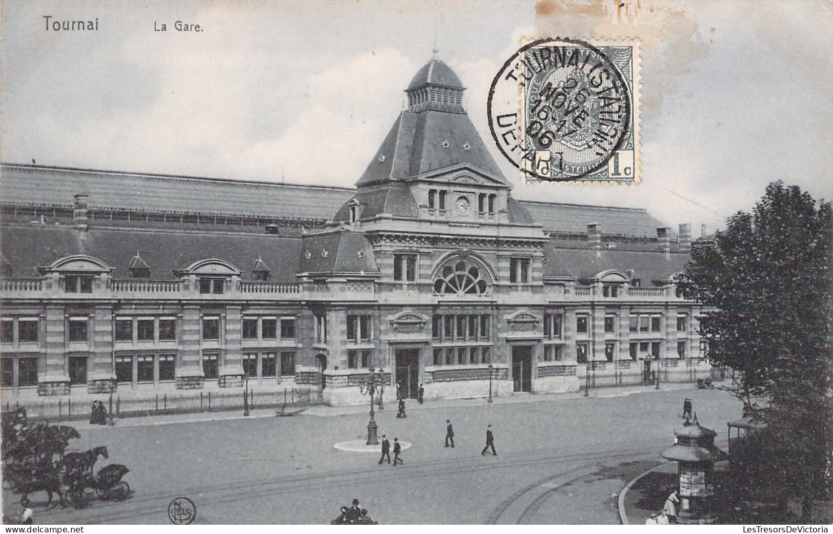 BELGIQUE - TOURNAI - La Gare - Nels - Carte Postale Ancienne - Tournai