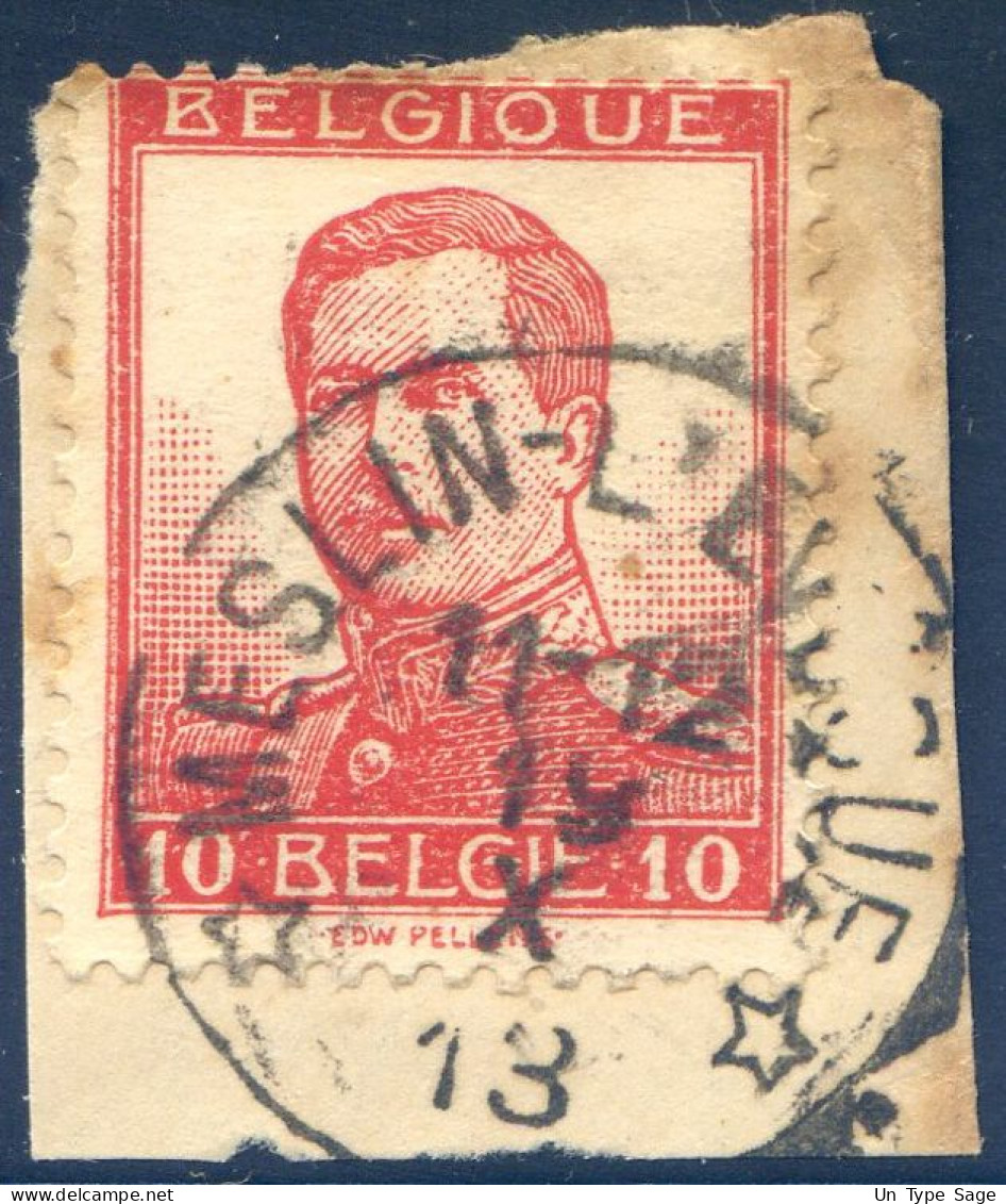 Belgique COB N°111, Cachet Relais Meslin-l'Evèque 1913 - (F2776) - Cachets à étoiles