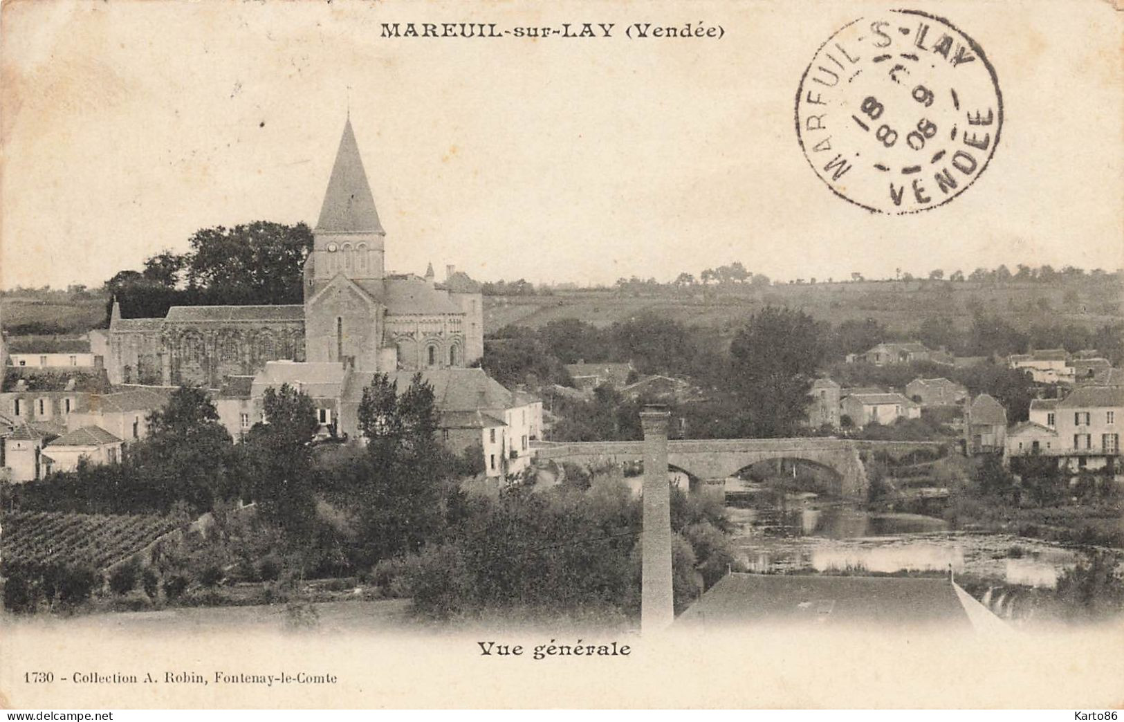 Mareuil Sur Lay * Vue Générale Sur Le Village - Mareuil Sur Lay Dissais