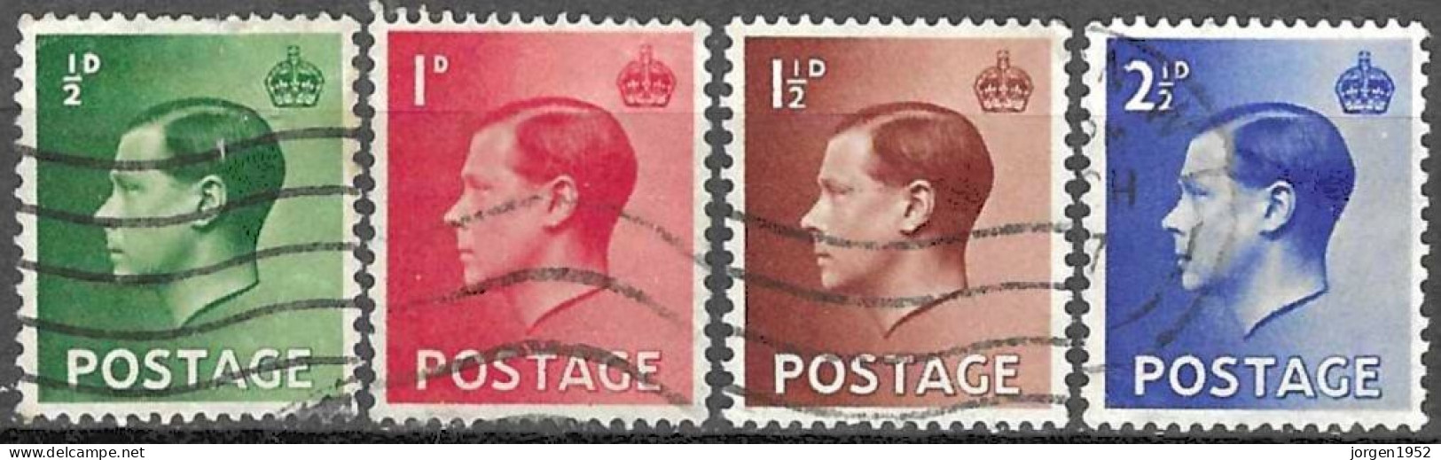 GREAT BRITAIN #   FROM 1936  STAMPWORLD 193-96 - Gebruikt