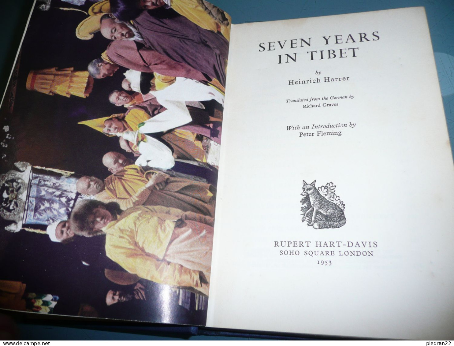 HEINRICH HARRER SEVEN YEARS IN TIBET ILLUSTRATIONS EDITION HART DAVIS 1953 - Culture
