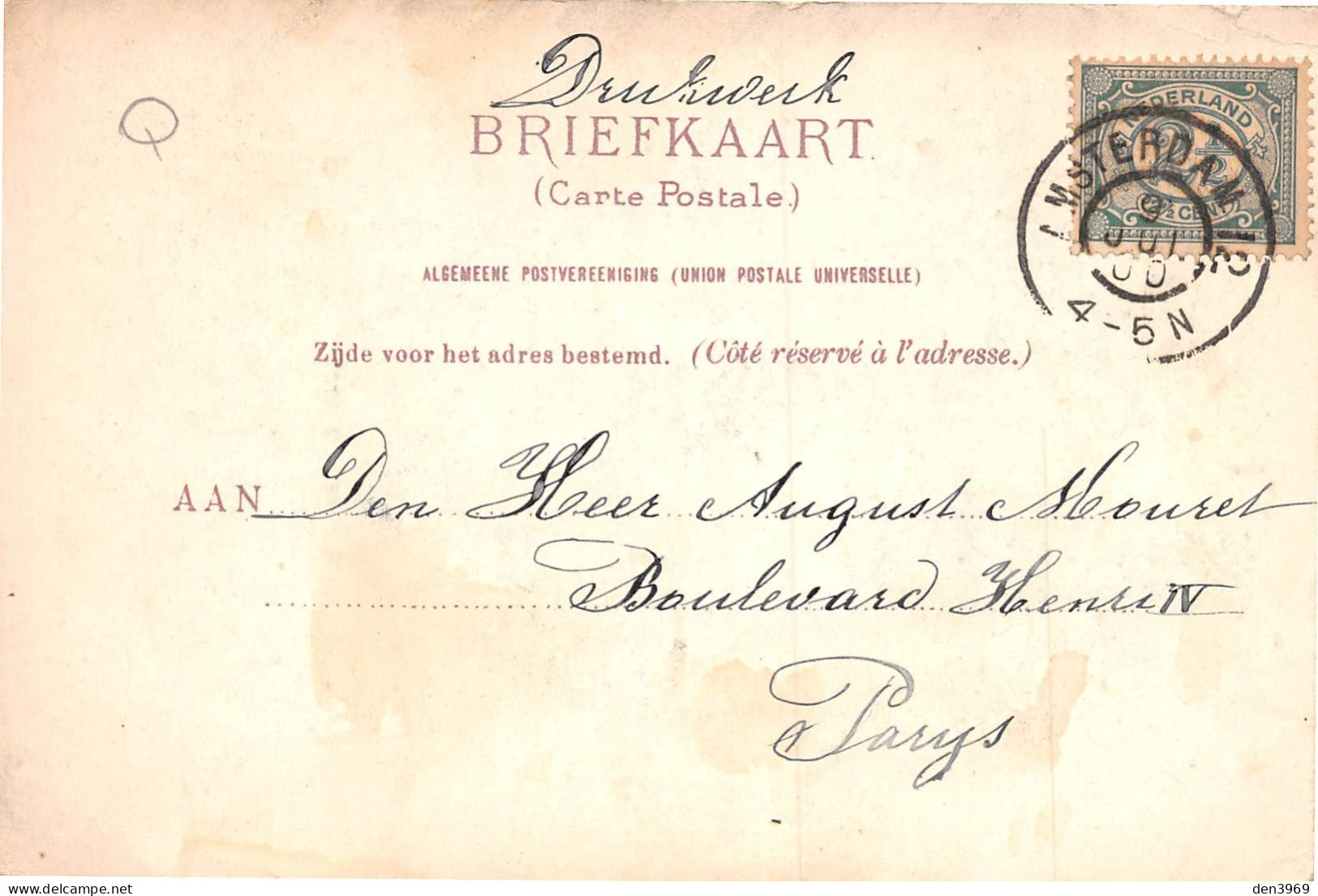 Pays-Bas - HAARLEM - Frans-Halsfeesten 14 Juni 1900 - Précurseur Voyagé 1900 (voir Les 2 Scans) - Haarlem
