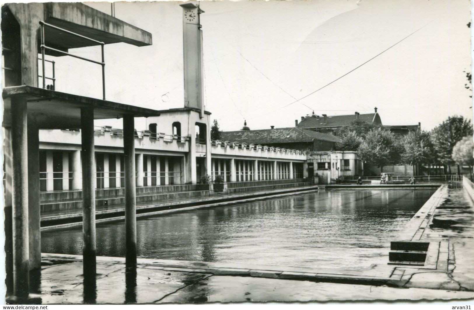 HOMECOURT - LA PISCINE En 1951  - CÔTE Des CABINES - - Homecourt